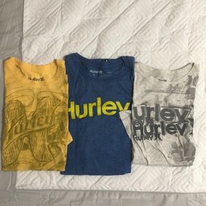 3 Hurley Tees